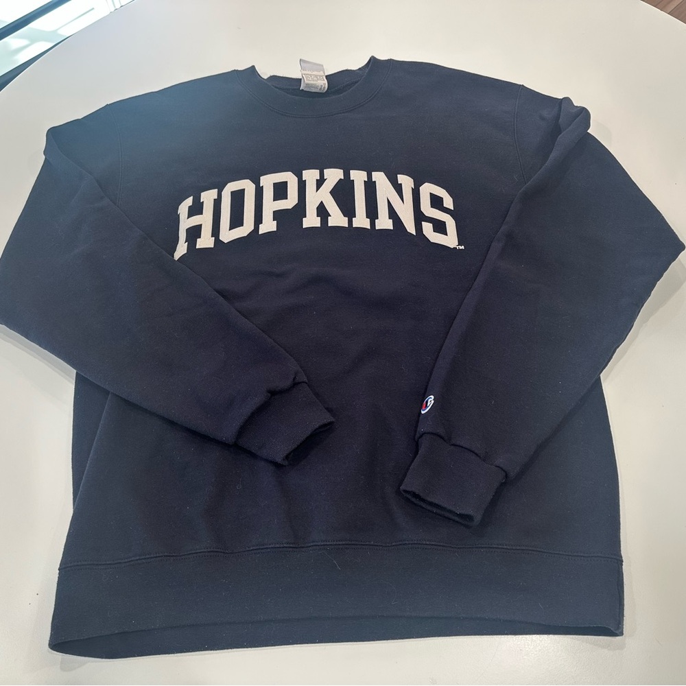 Champion Men's Crewneck Sweater in Dark Blue